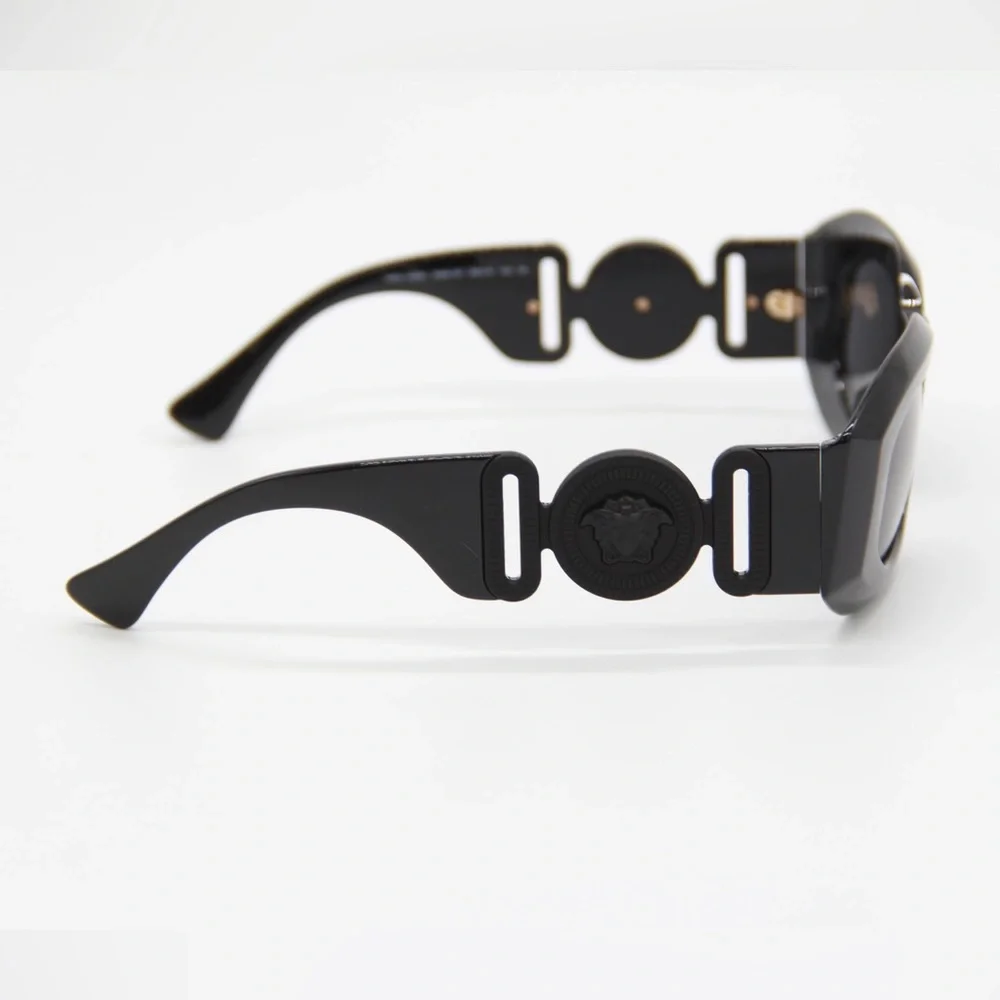 NEW VERSACE VE4425U 5360/87 MEDUSA UNISEX SUNGLASSES NEW BLACK MOD 4425U